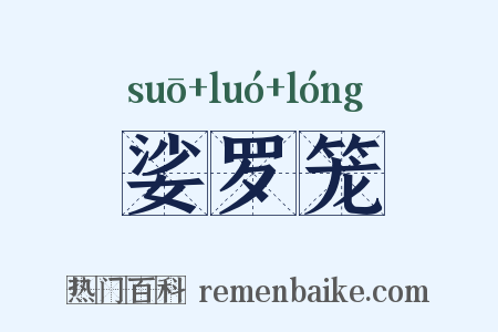 娑罗笼是什么意思的图片
